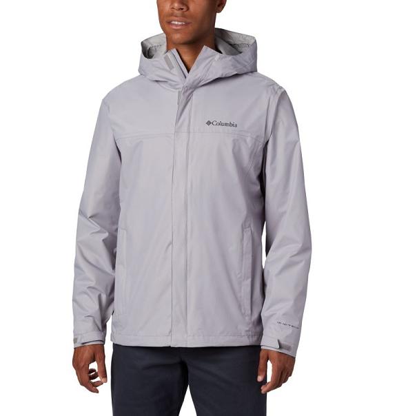 Columbia Watertigh Rain Jacket Grey For Men's NZ37826 New Zealand